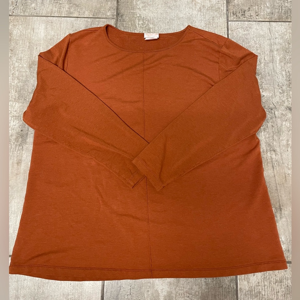 Terracotta Long Sleeve Top